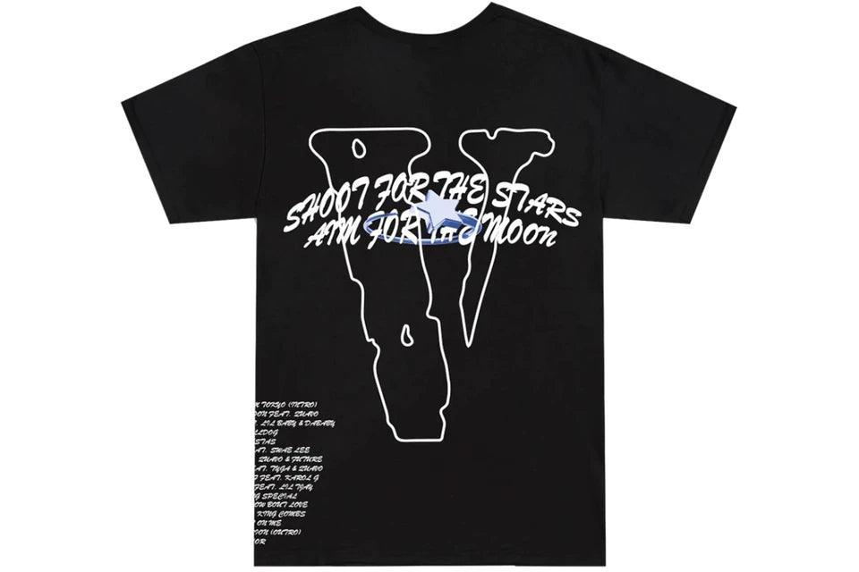 Vlone x Pop Smoke Tracklist Tee Black - Supra Sneakers