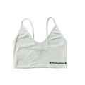 Canotta Crop Top Corta Bianco (W) di Chrome Hearts Dagger per Donna