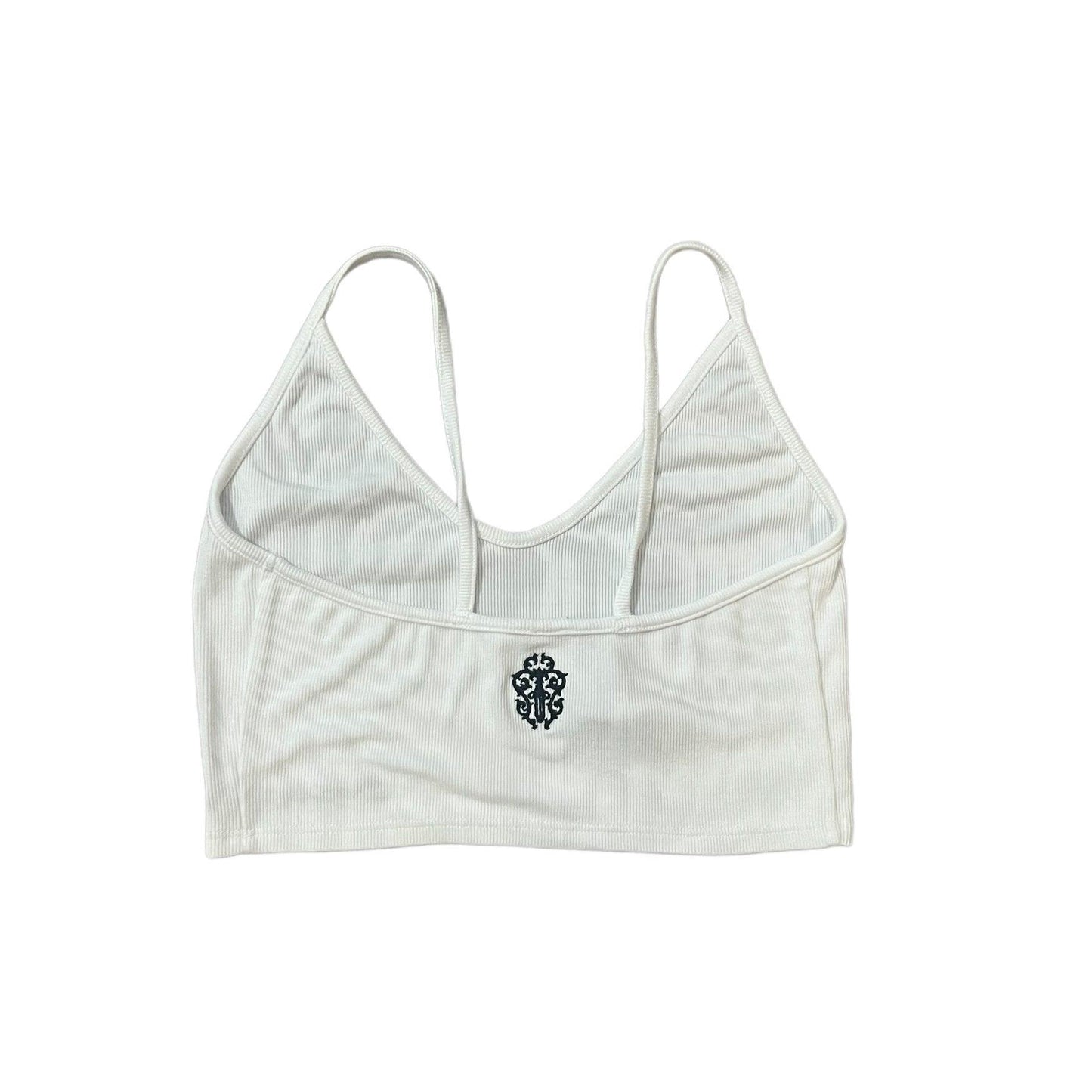 Women's Chrome Hearts Dagger Cropped Tank Top White (W) - Supra Sneakers