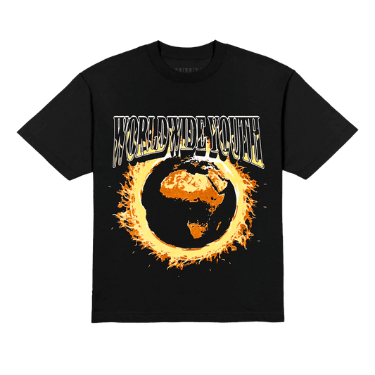 WWY Flame Tee Black - Supra Sneakers